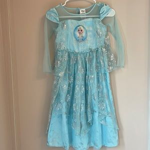 Disney Cinderella Princess floor length nightgown pajamas size 5/6.